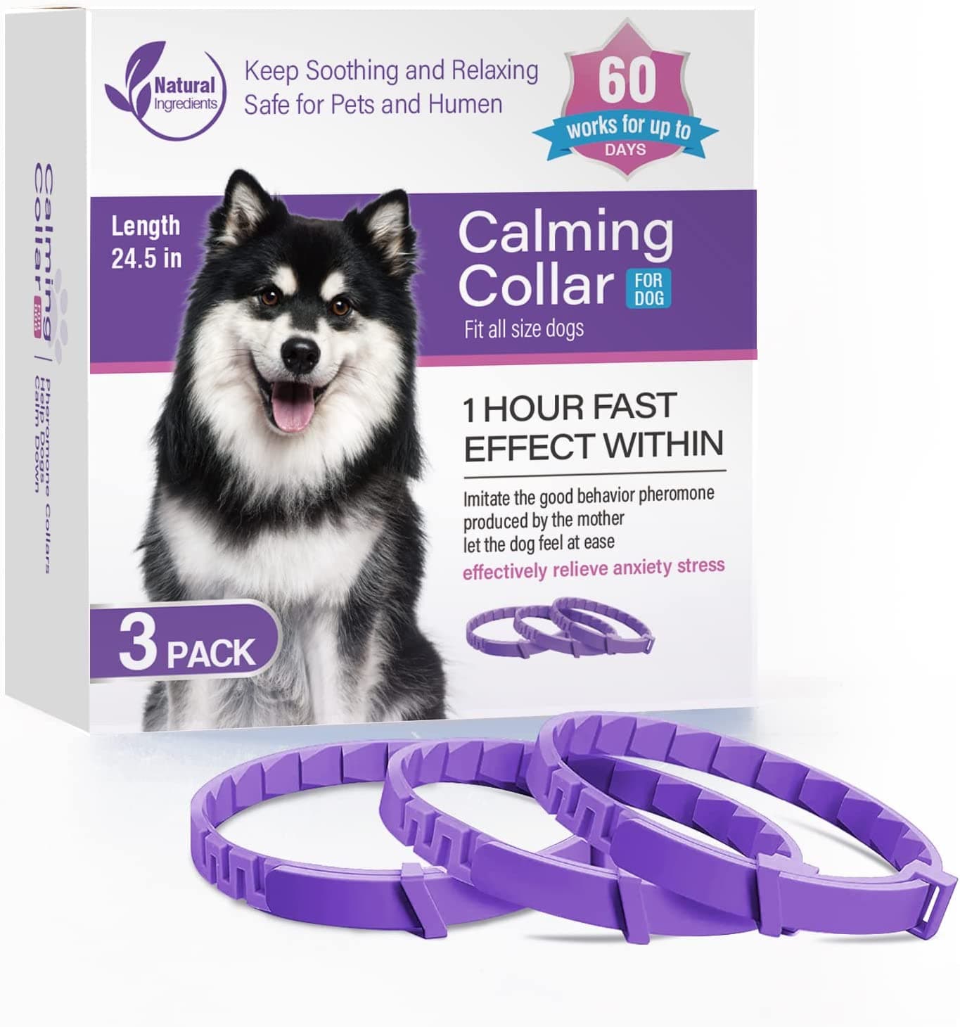 Pheromone calming collars for dogs
