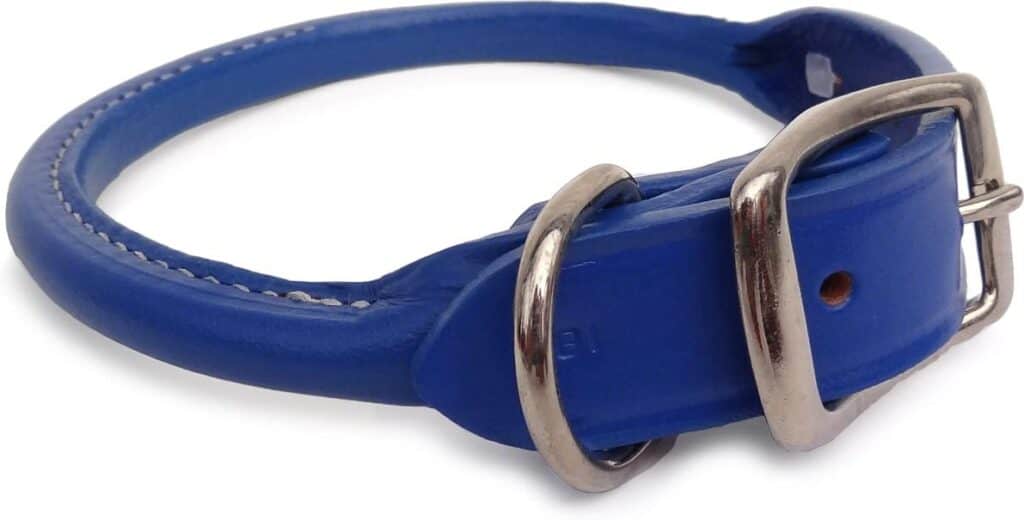 Auburn Leathercrafters Rolled Dog Collar