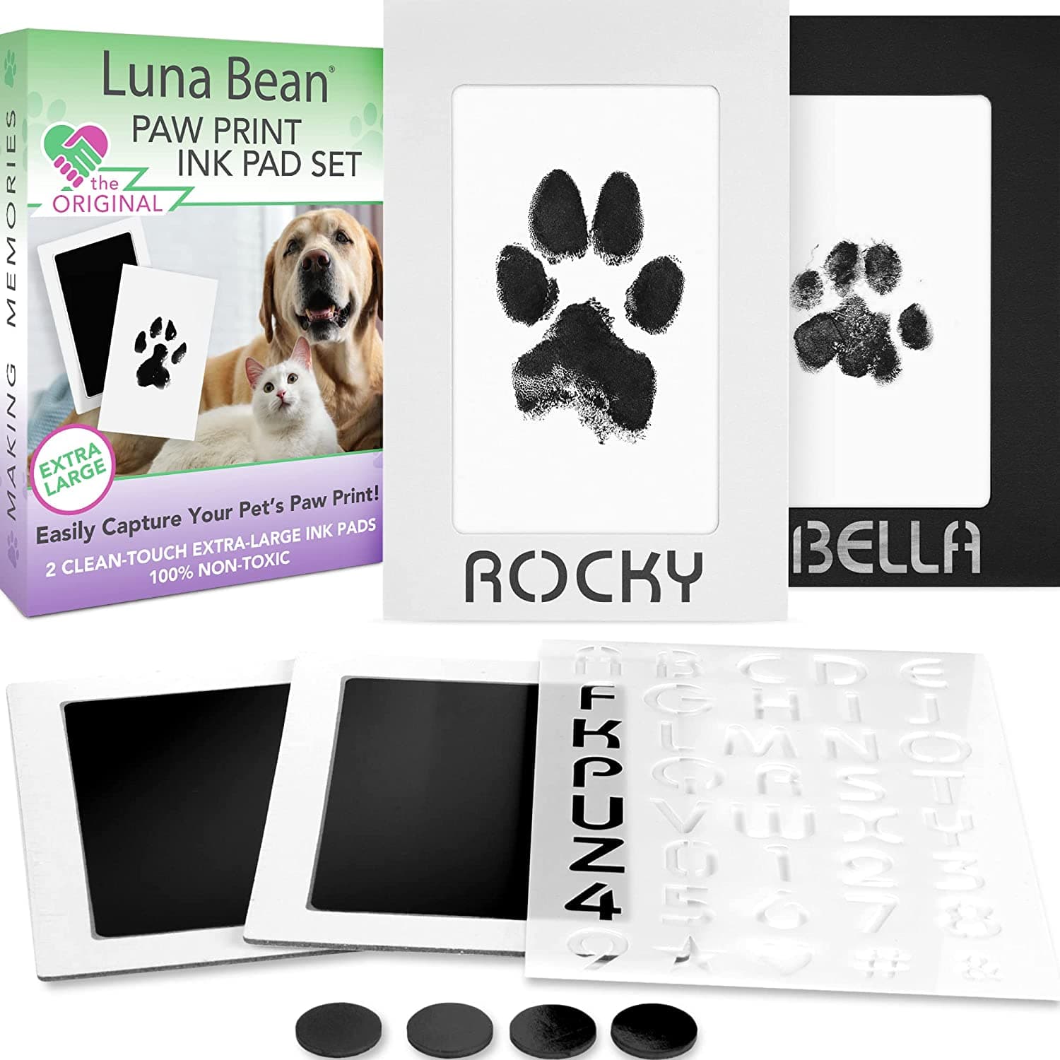 Luna Bean Paw Print Kit