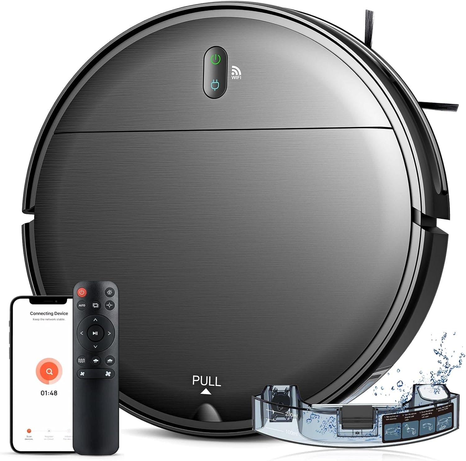 MAMNV Robot Vacuum and Mop Combo