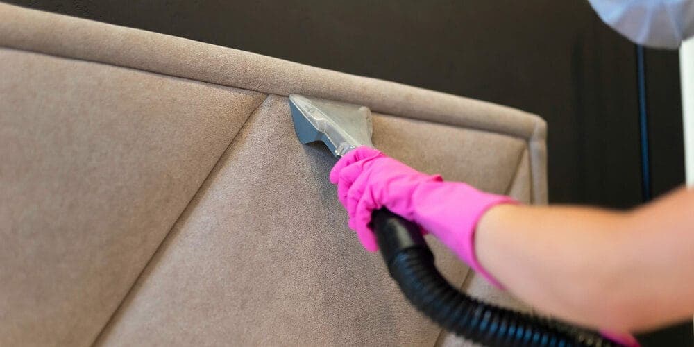 Vacuum clean the blanket