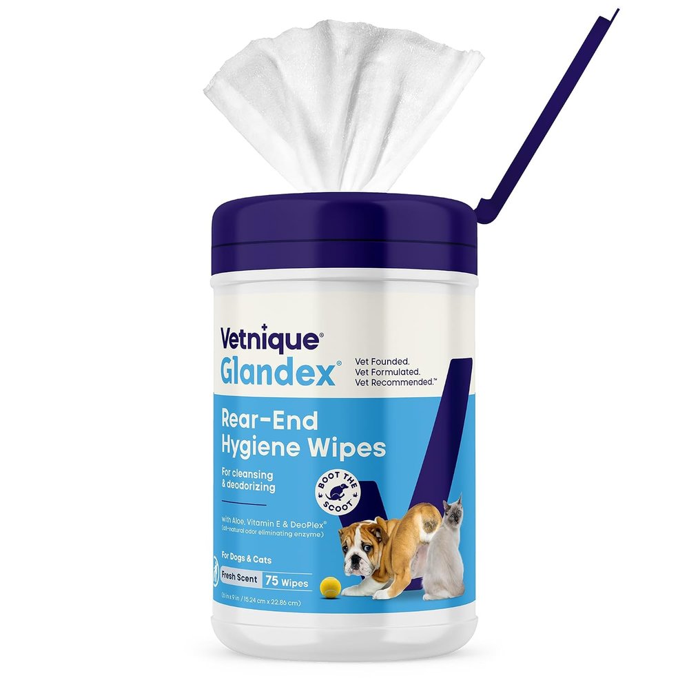 Vetnique Glandex Rear End Wipes