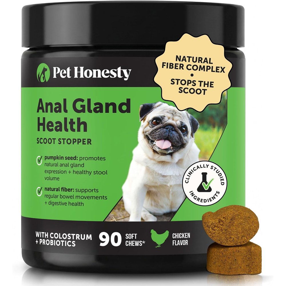 PetHonesty Scoot Stopper Anal Gland Chews