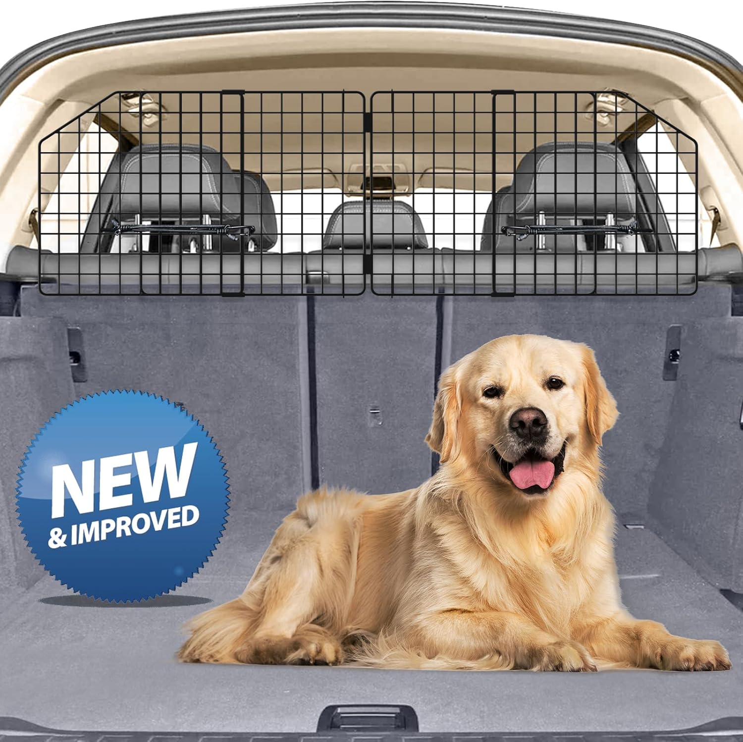 Petboda Dog Car Barrier for SUV Trunk Cargo Area