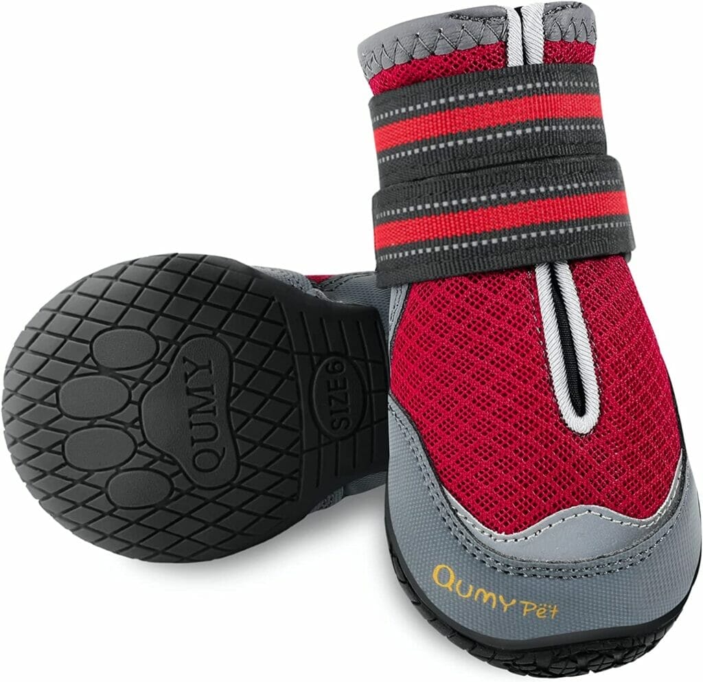 QUMY Dog Shoes for Hot Pavement