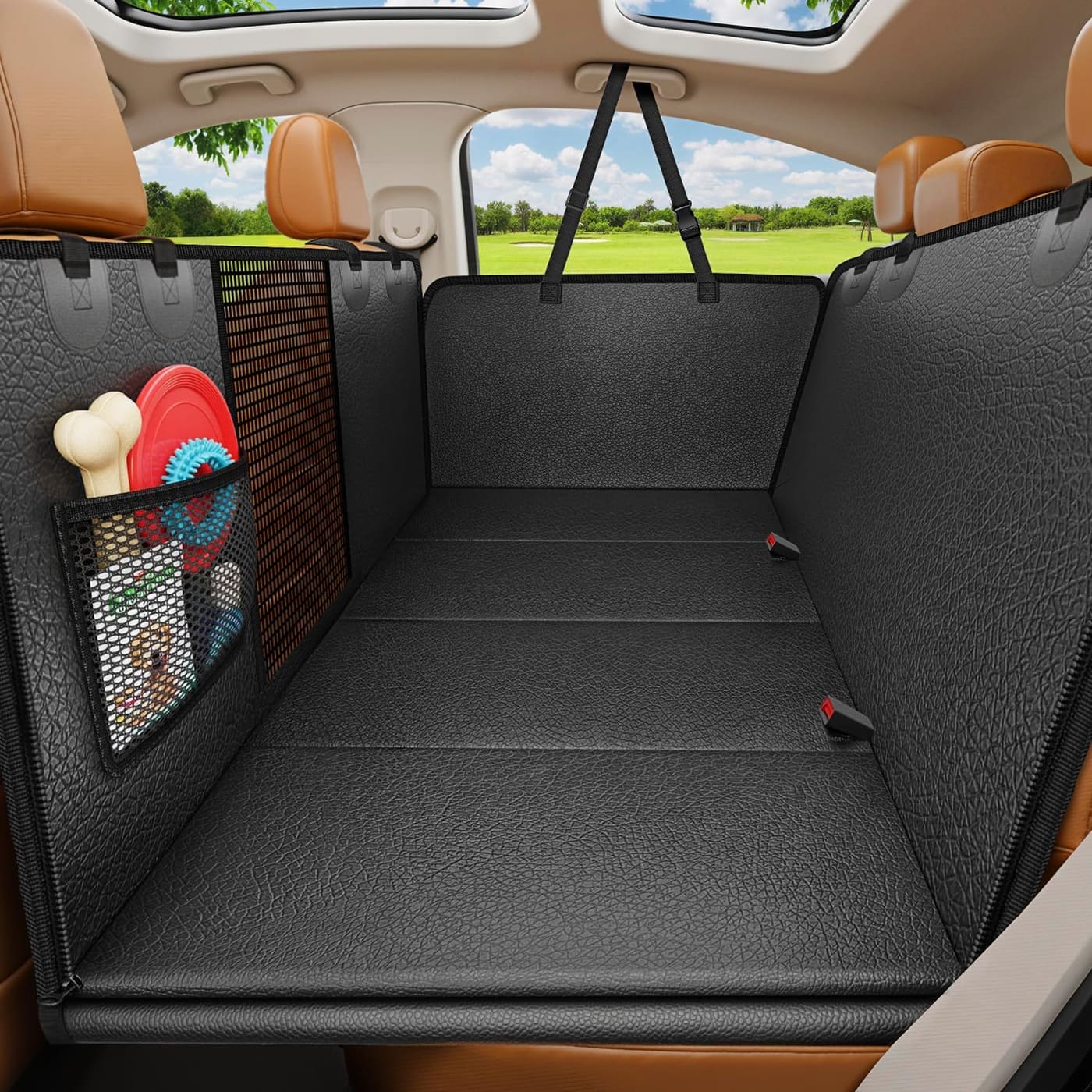 URPOWER Hard Bottom Dog Car Seat Cover