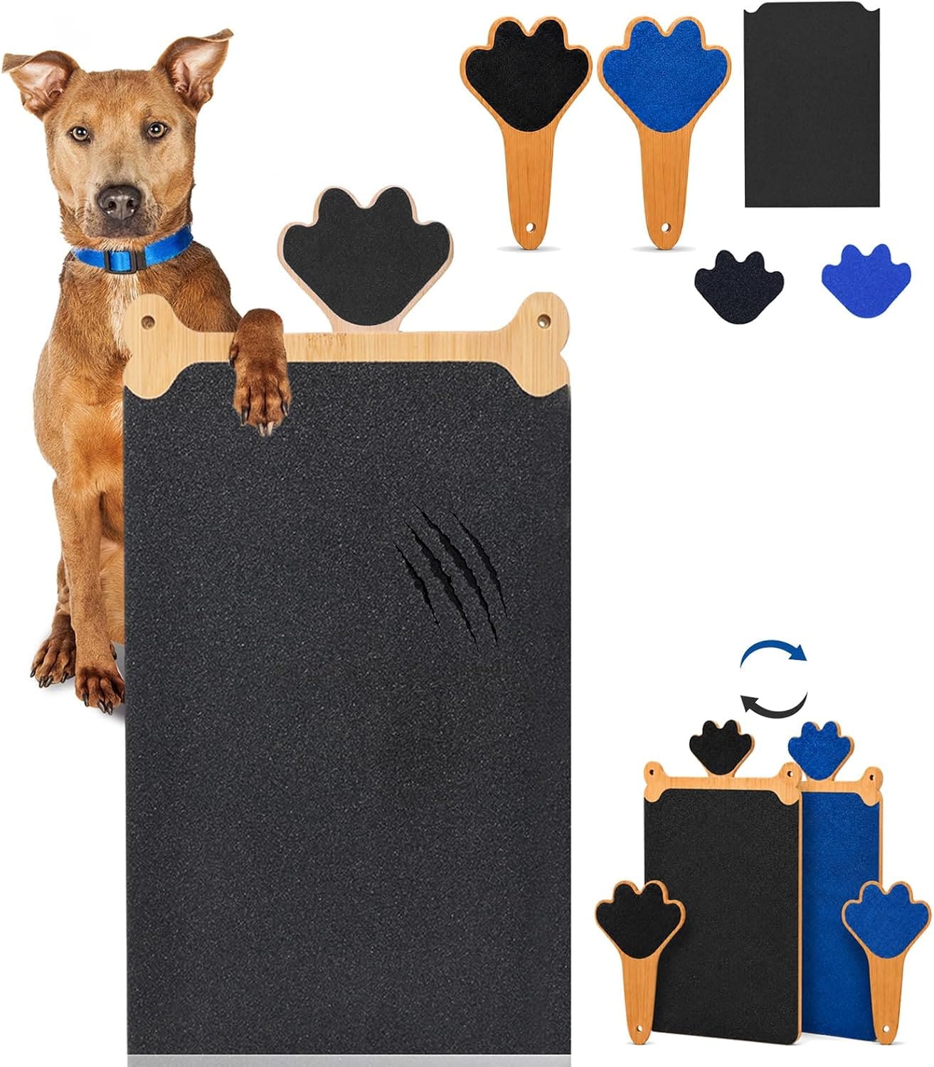 FL Falatier Double-Sided Dog Scratch Board Set