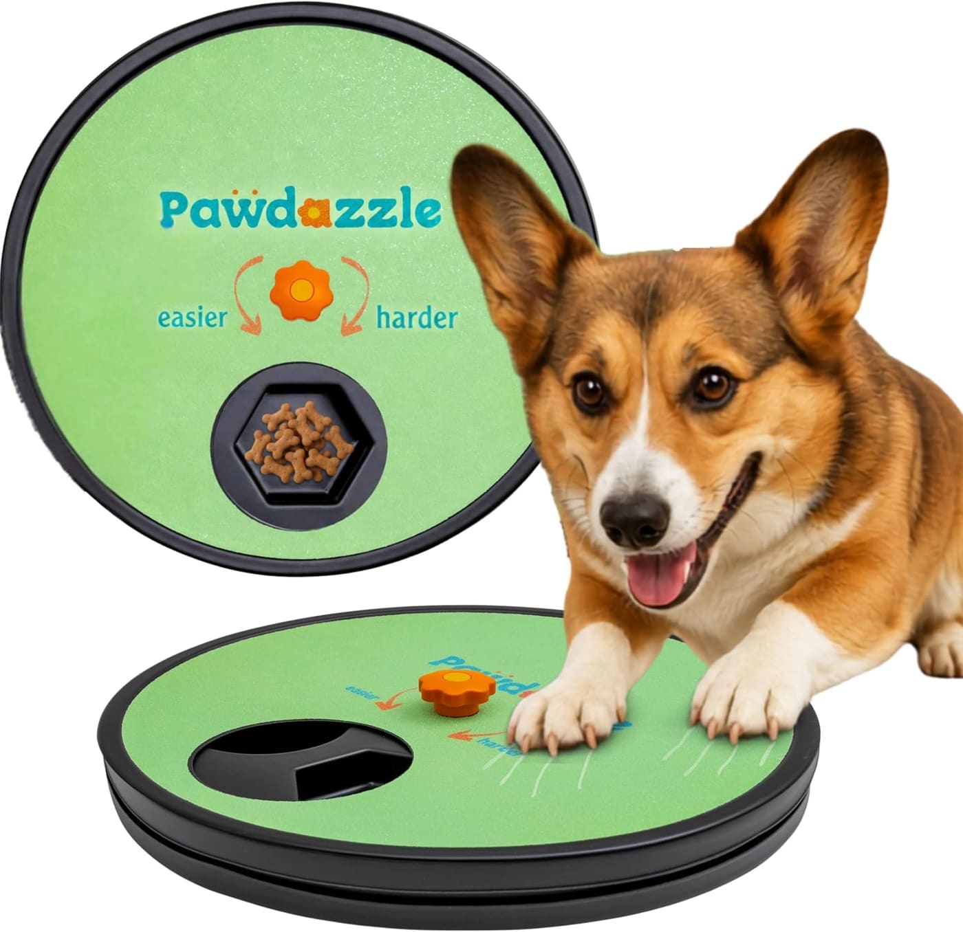 Pawdazzle Adjustable Dog Nail Scratch Board with Treat Box