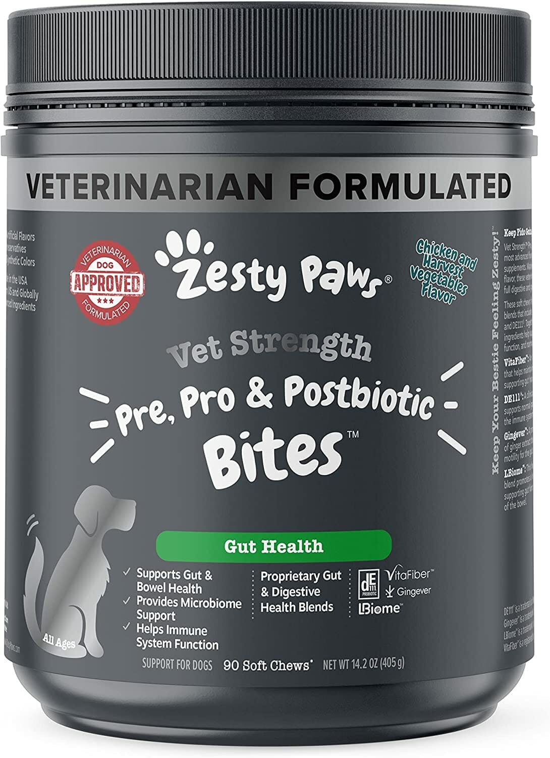 Zesty Paws Strength Probiotic Treats