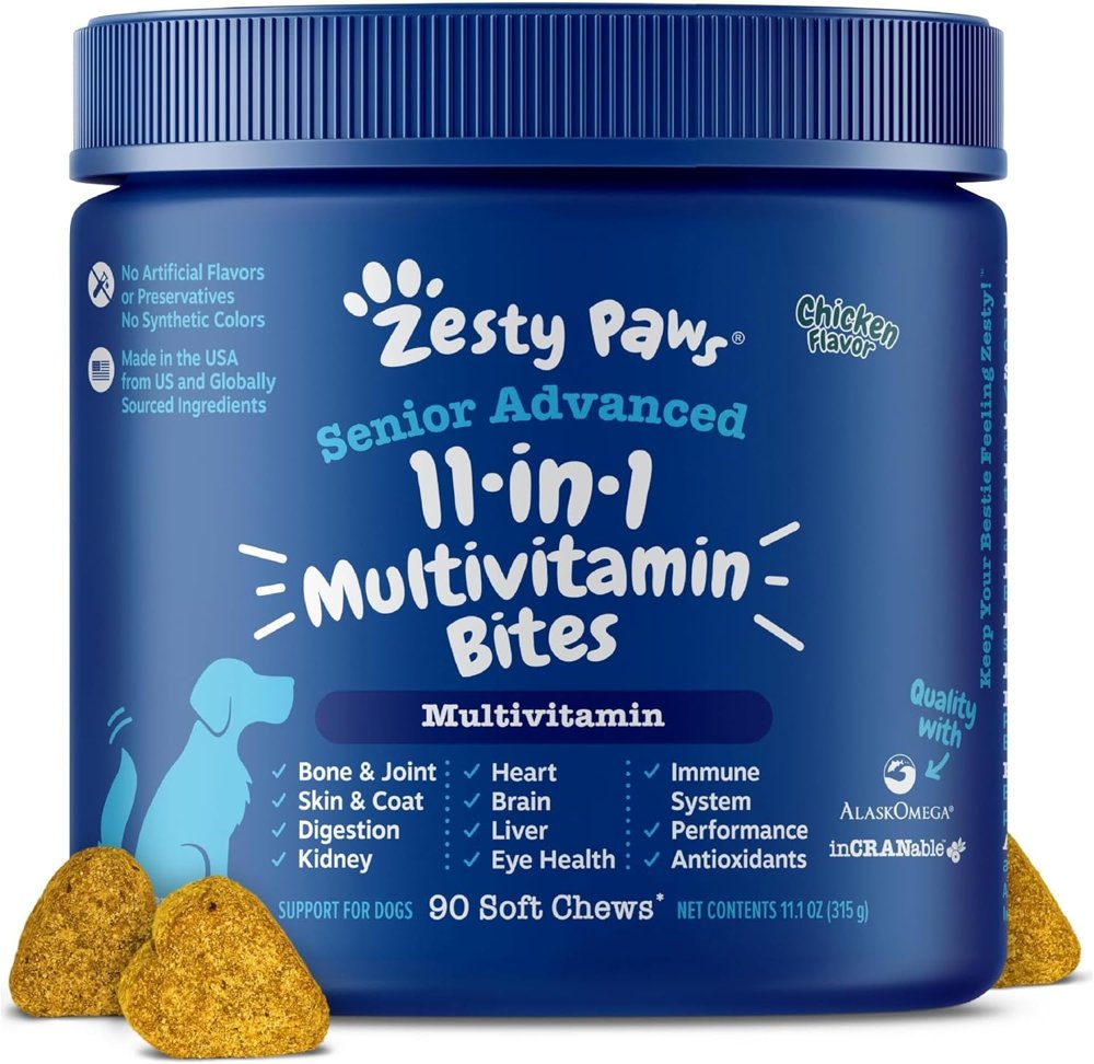 Zesty Paws Senior Advanced 11-in-1 Bites