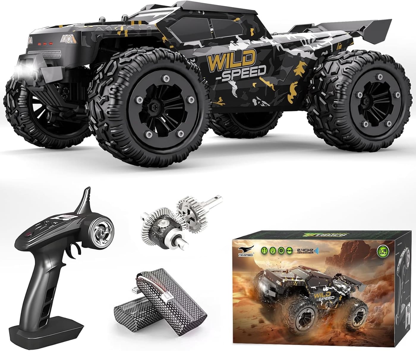 TENSSENX 1/16 RC Monster Truck