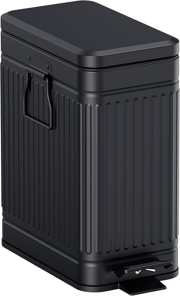 Soft-Close 6L Stainless Outdoor Can