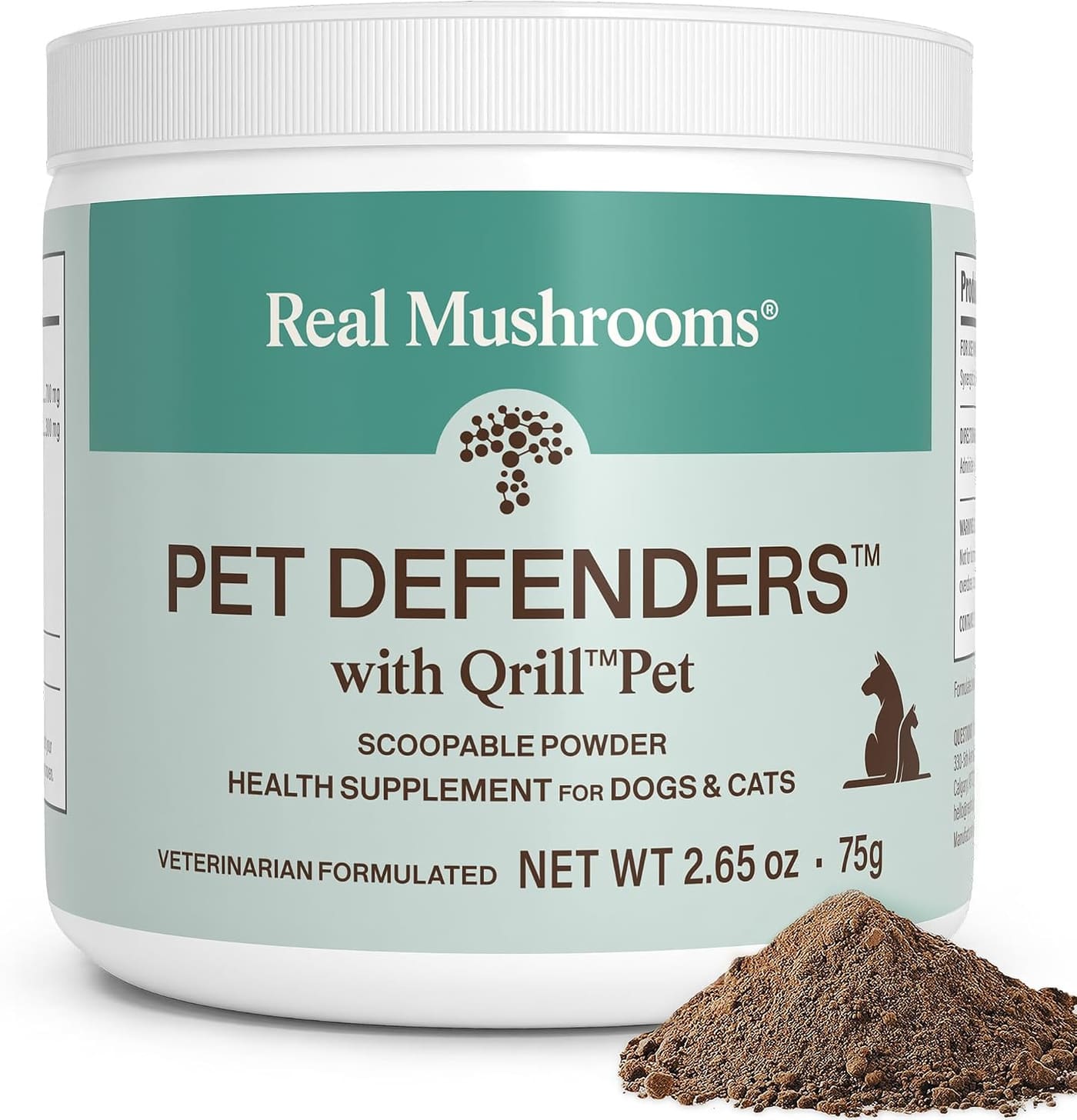 Real Mushrooms Pet Defenders with Krill
