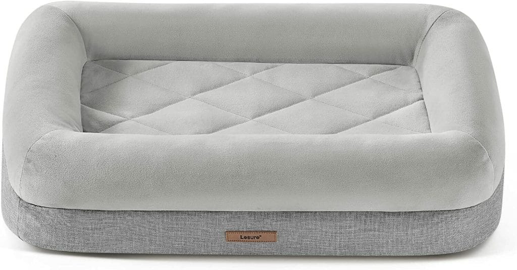 Lesure Memory Foam Dog Bed