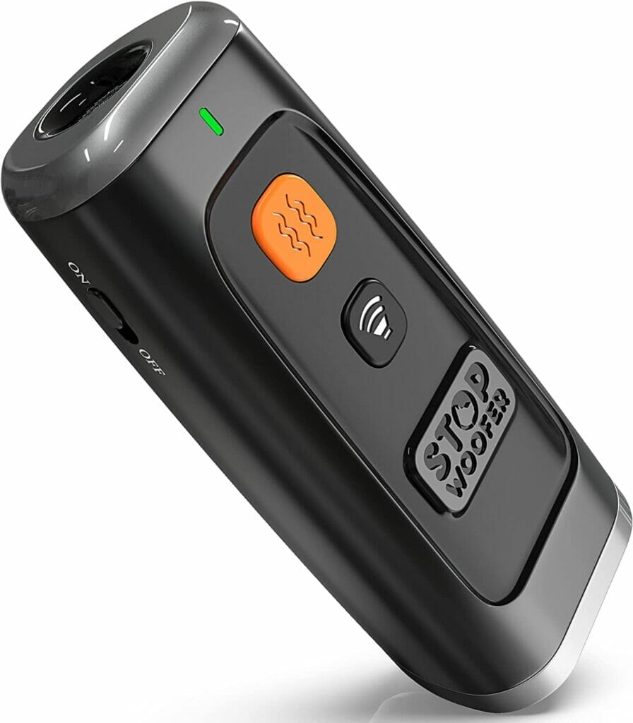 A handheld high-pitch sound emitter