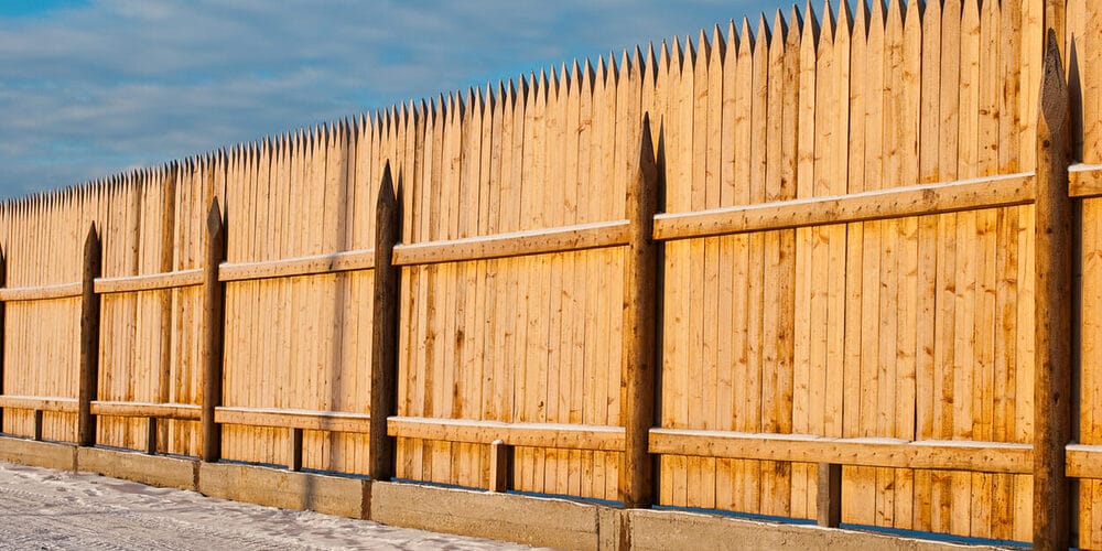 Bury the fence deeper Bury the fence deeper